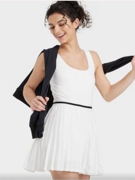 all in motion Dresses & Skirts - All in Motion Pleated Active Dress White XXL - New With Tags
